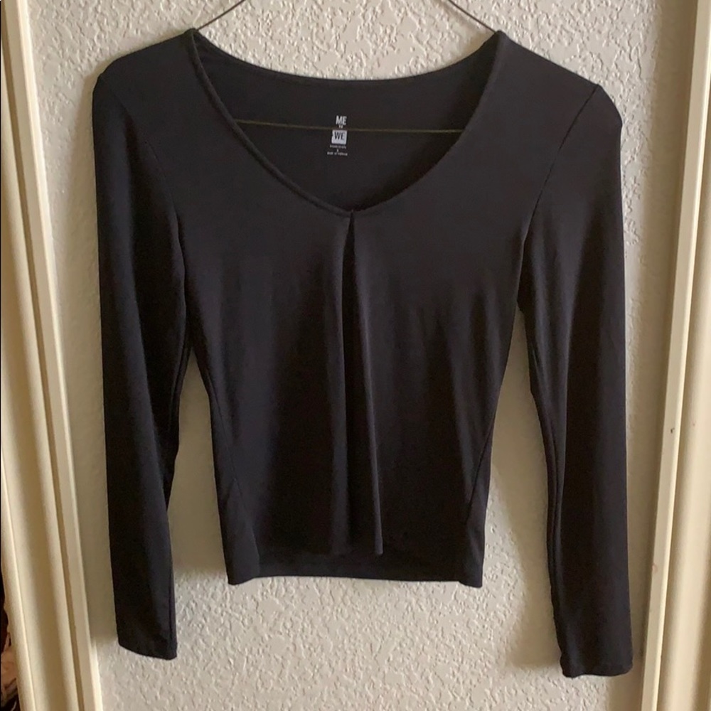Me To We Essentials Black Long Sleeve